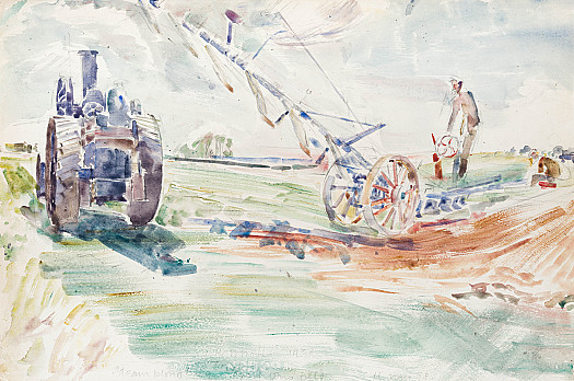 Steam Ploughing, Cushington's Field