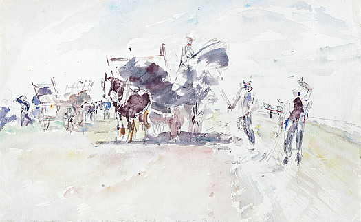 Haymaking at Romney Farm, Ash