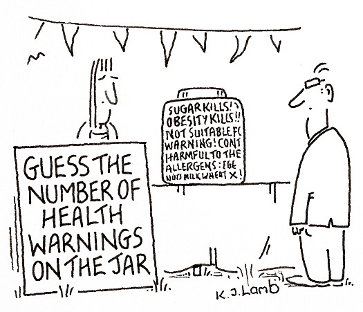 Guess the number of health warnings of the jar