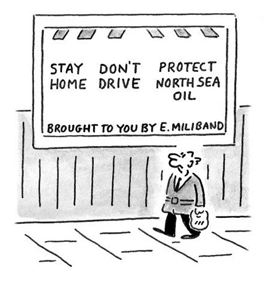 Stay HomeDon't DriveProtect North Sea Oil