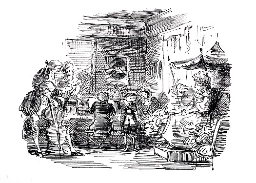 Beethoven. A private concert for the mother's birthday