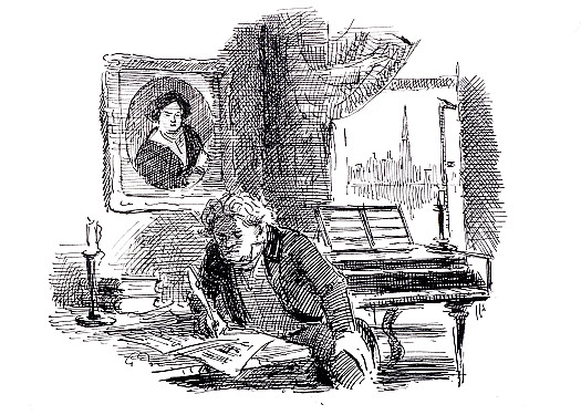 Beethoven. All his life Ludwig kept the picture of his grandfather