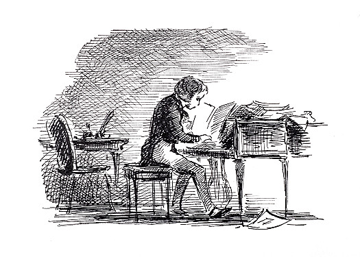 Tchaikovsky. When at the piano he forgot his mother had gone