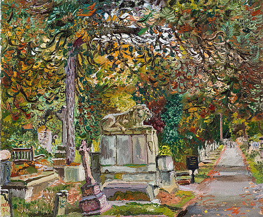 Brompton Cemetery, Autumn