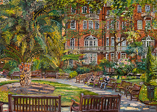 Summer in Mount Street Gardens