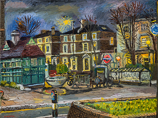 Warwick Avenue at Night