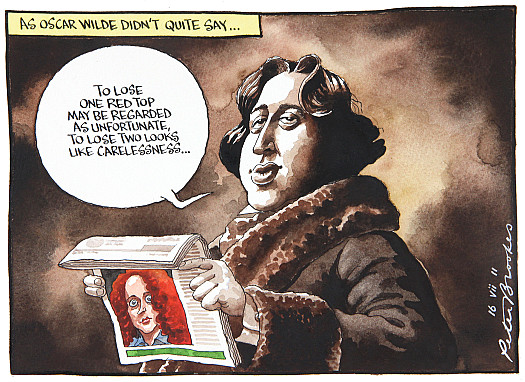 As Oscar Wilde Didn't Quite Say ...