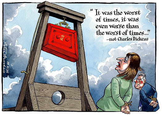 "It was the worst of times, it was even worse than the worst of times ..."&ndash; not Charles Dickens