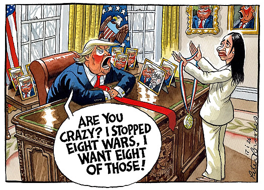 Are you crazy? I stopped eight wars, I want eight of those!