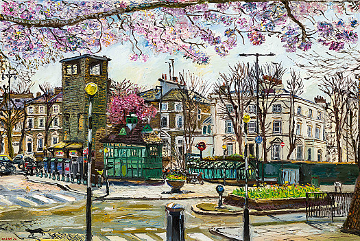 Spring Blossom, Warwick Avenue, Maida Vale