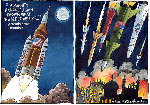 Humanity has once again shown what we are capable of ...