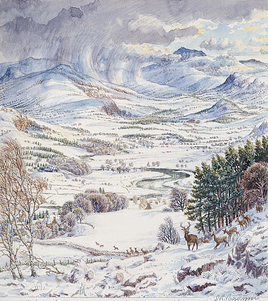 The Spey Valley from Kingussie, Inverness-Shire