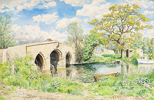 Radcot Bridges near Faringdon, Early May