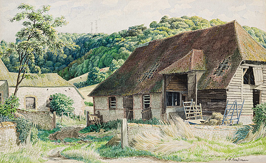 Deserted Barn Glatting near Sutton (Sussex)