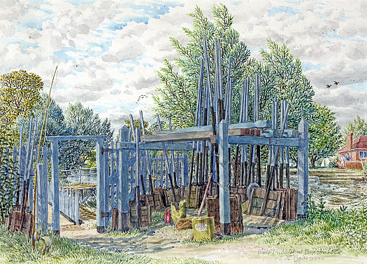 Weir Paddles at Benson Lock