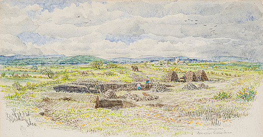 Peat Cutting, Near Dungiven, Sperrin Mountains