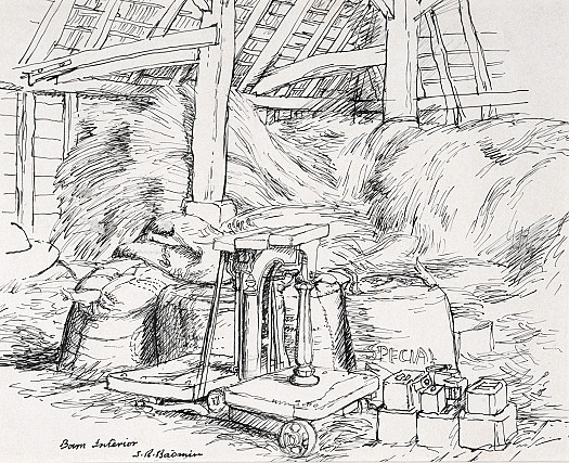 Barn Interior, Near Hastings