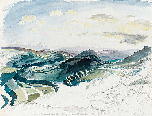 Study for Sunset Llangollen Valley
