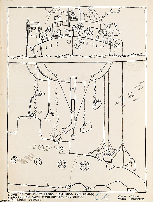 Some of the First Lord's New Ideas For Arming Merchantmen with Depth Charges and Other Anti-Submarine Devices