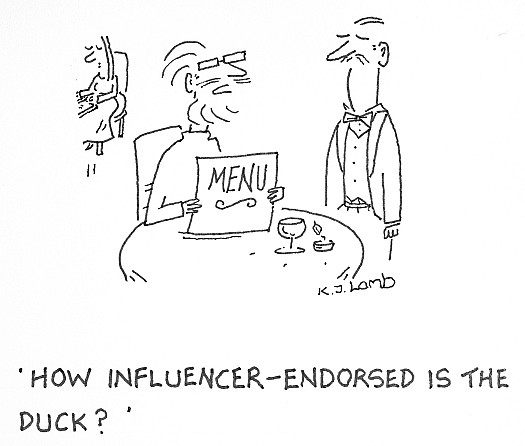 How influencer-endorsed is the duck?