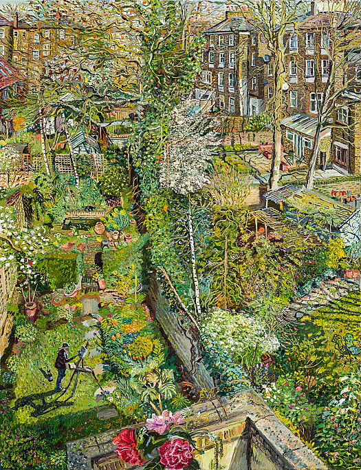 Springtime Back Garden, Islington