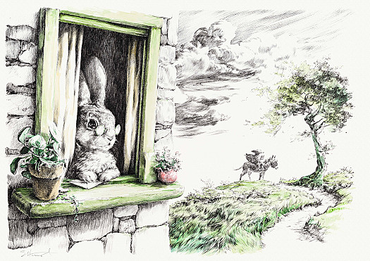 Rabbit Window and Traveller