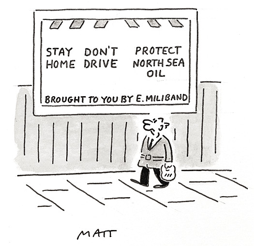 Stay HomeDon't DriveProtect North Sea Oil