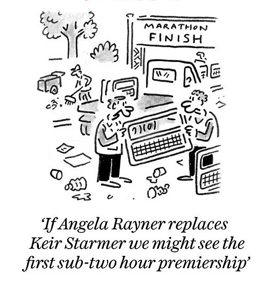 If Angela Rayner replaces Keir Starmer we might see the first sub-two hour premiership
