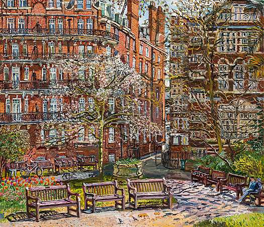 Blossom in Mount Street Gardens