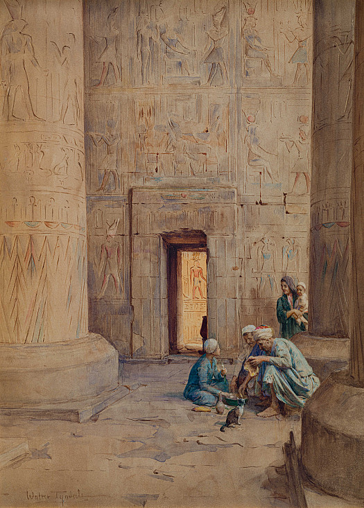 Temple scene, Cairo