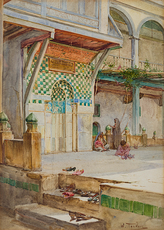 Courtyard at Ustaes Kulchim, Cairo