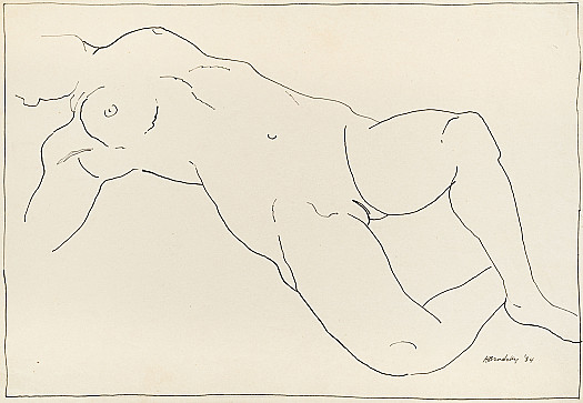 Reclining Female Nude, 1934