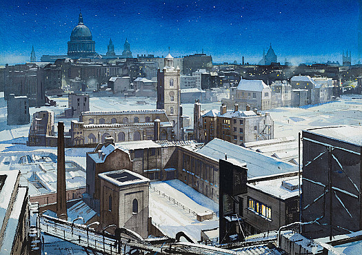 Winter Snow, St Paul's
