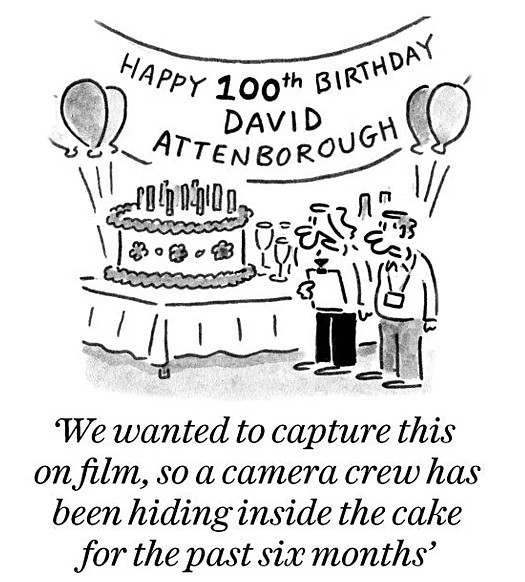 We wanted to capture this on film, so a camera crew has been hiding inside the cake for the past six months