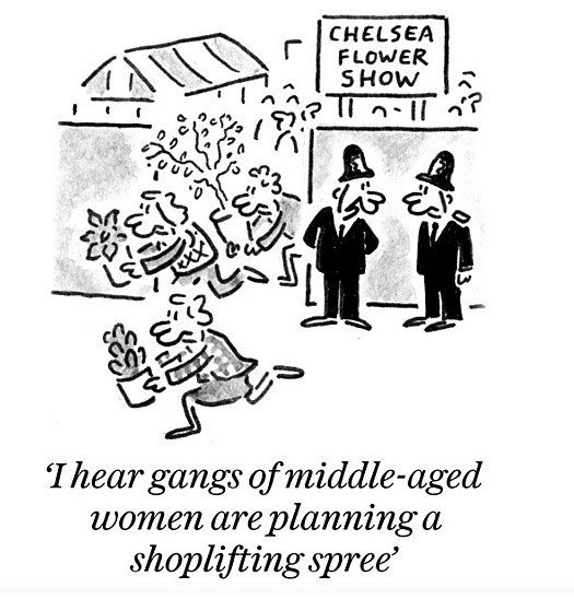 I hear gangs of middle-aged women are planning a shoplifting spree