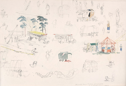 Studies For 'Day At the Fair', Odhams Press