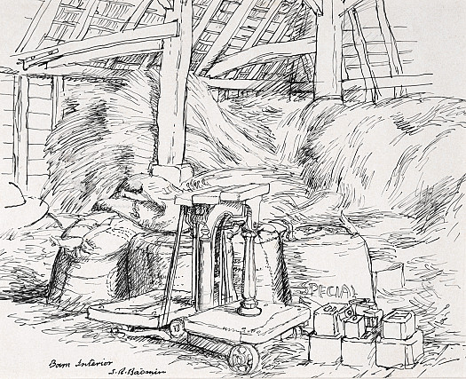 Barn Interior, Near Hastings