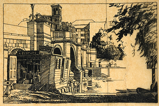 Study for Richmond Bridge