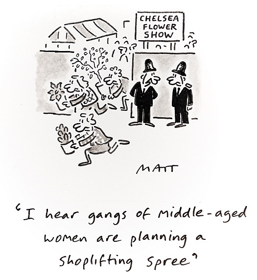 I hear gangs of middle-aged women are planning a shoplifting spree
