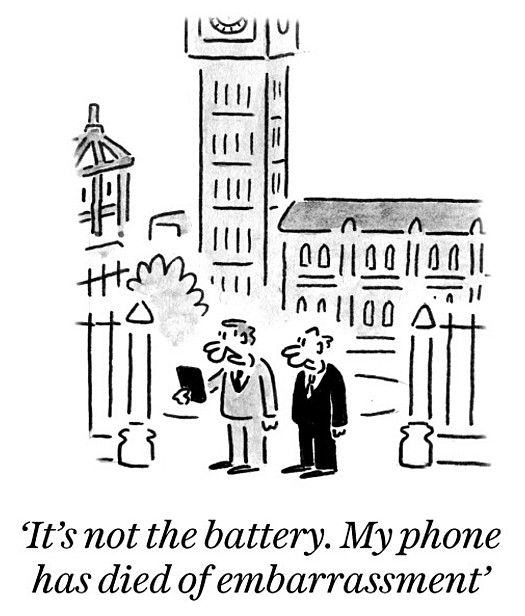 It's not the battery. My phone has died of embarrassment