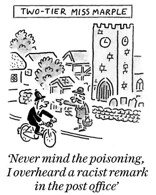 Never mind the poisoning, I overheard a racist remark in the post office