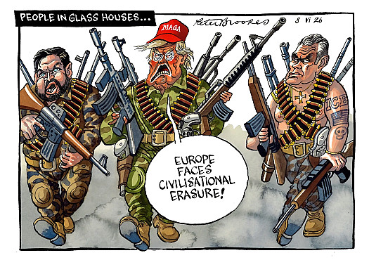 People in glass houses ...