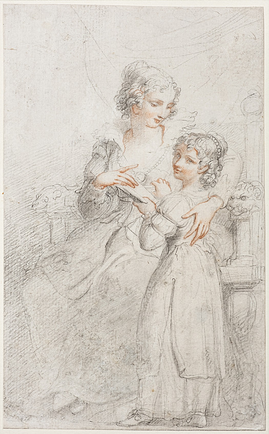 Portrait of a Lady and her Daughter