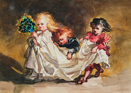 Children dressing up