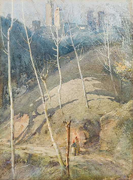Below San Gimignano