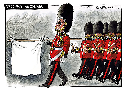 Trooping the Colour ...