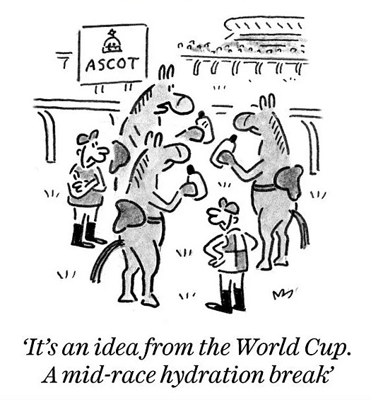 It's an idea from the World Cup. A mid-race hydration break