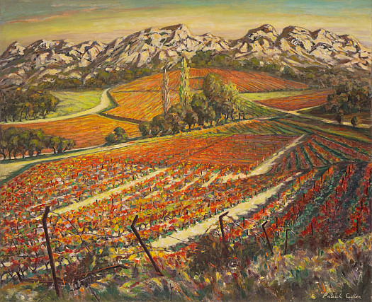 Red Vineyards, Les Alpilles, Provence