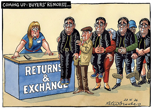 Coming Up: Buyer's Remorse