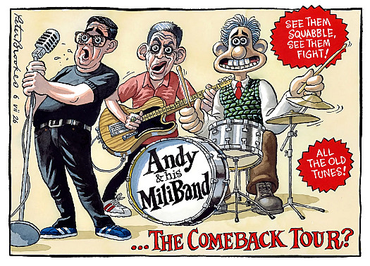 Andy and his Miliband ...The Comeback Tour?